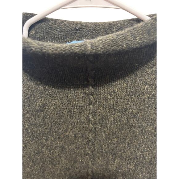 Deane & White 100% Lambswool Roll Neck Pullover Gray Sweater Women's size Large - Picture 6 of 9